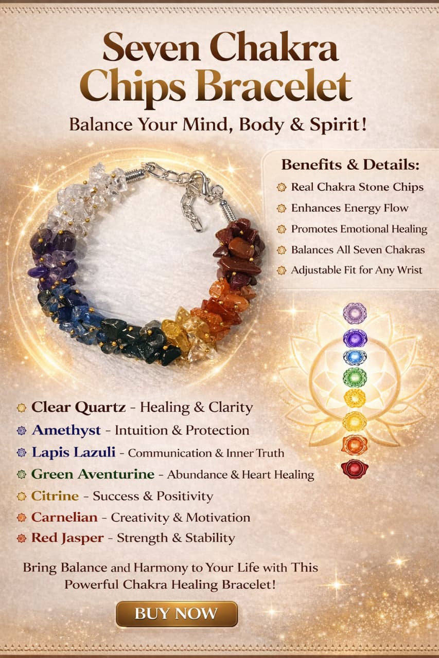 7 Chakra Bracelet (Chips)