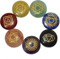 7 Chakra Engraved Crystal Stone Set
