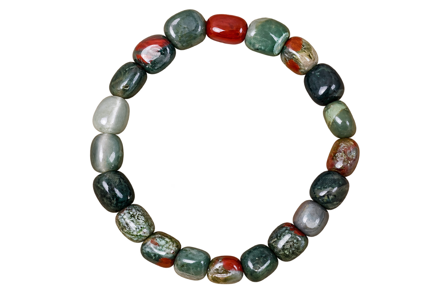African Bloodstone Bracelet (Chips)