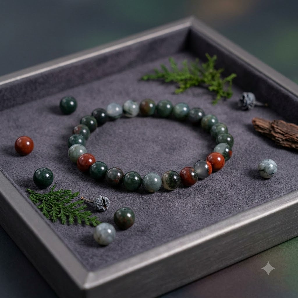 African Bloodstone Bracelet