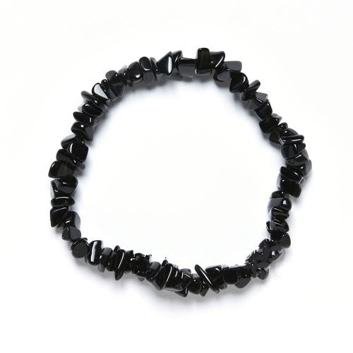 Black Obsidian Bracelet (Chips)