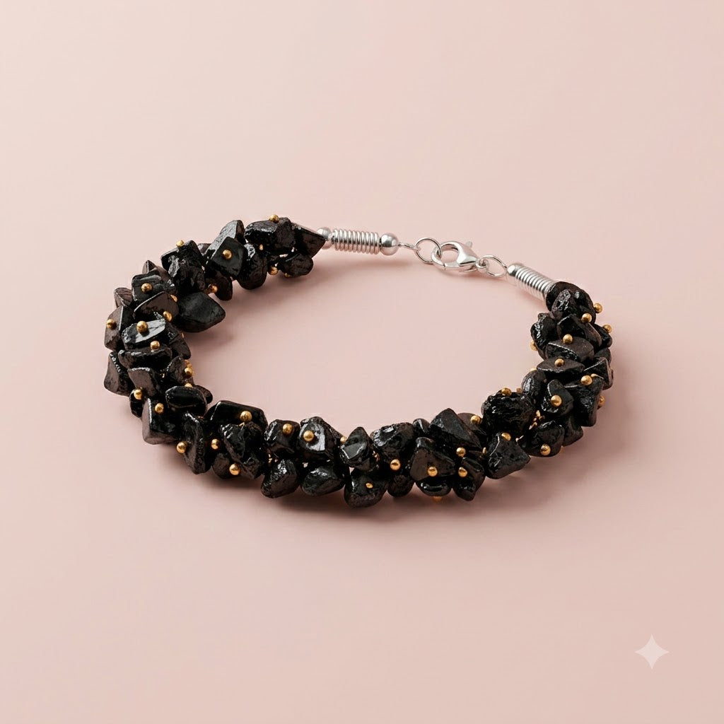 Black Tourmaline Bracelet (Chips)