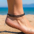 Black Obsidian Anklet