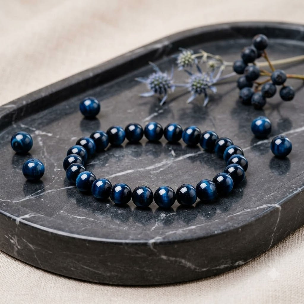 Blue Tiger Eye Bracelet