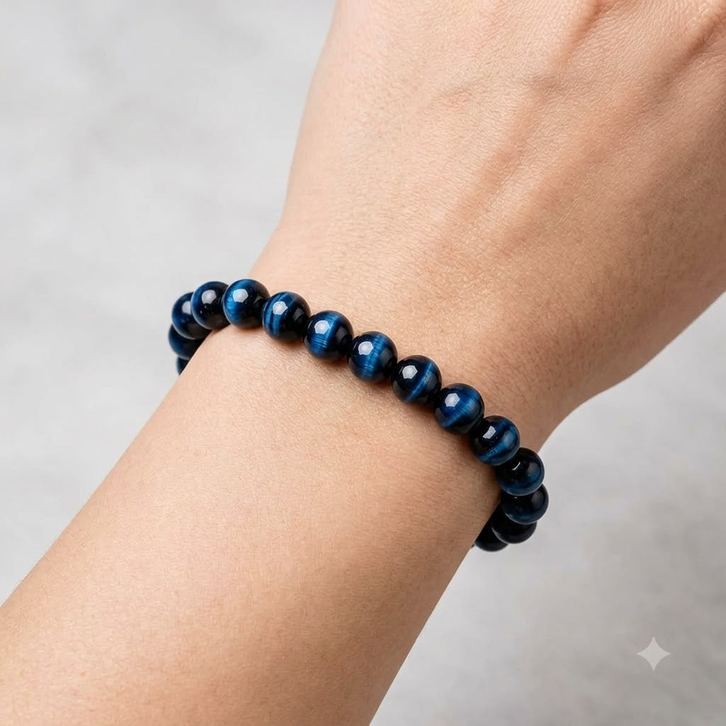Blue Tiger Eye Bracelet