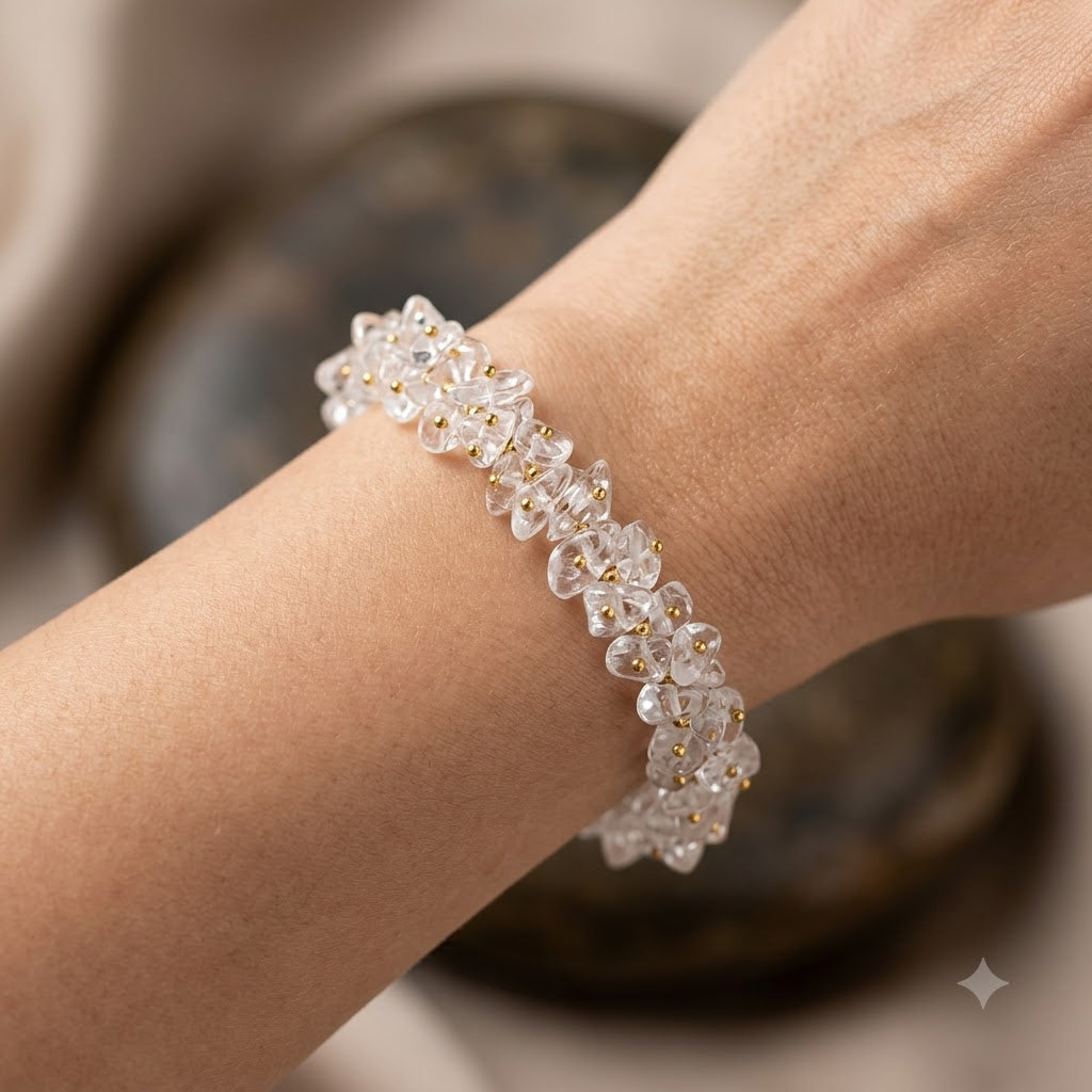 Clear Quartz Bracelet (Chips)