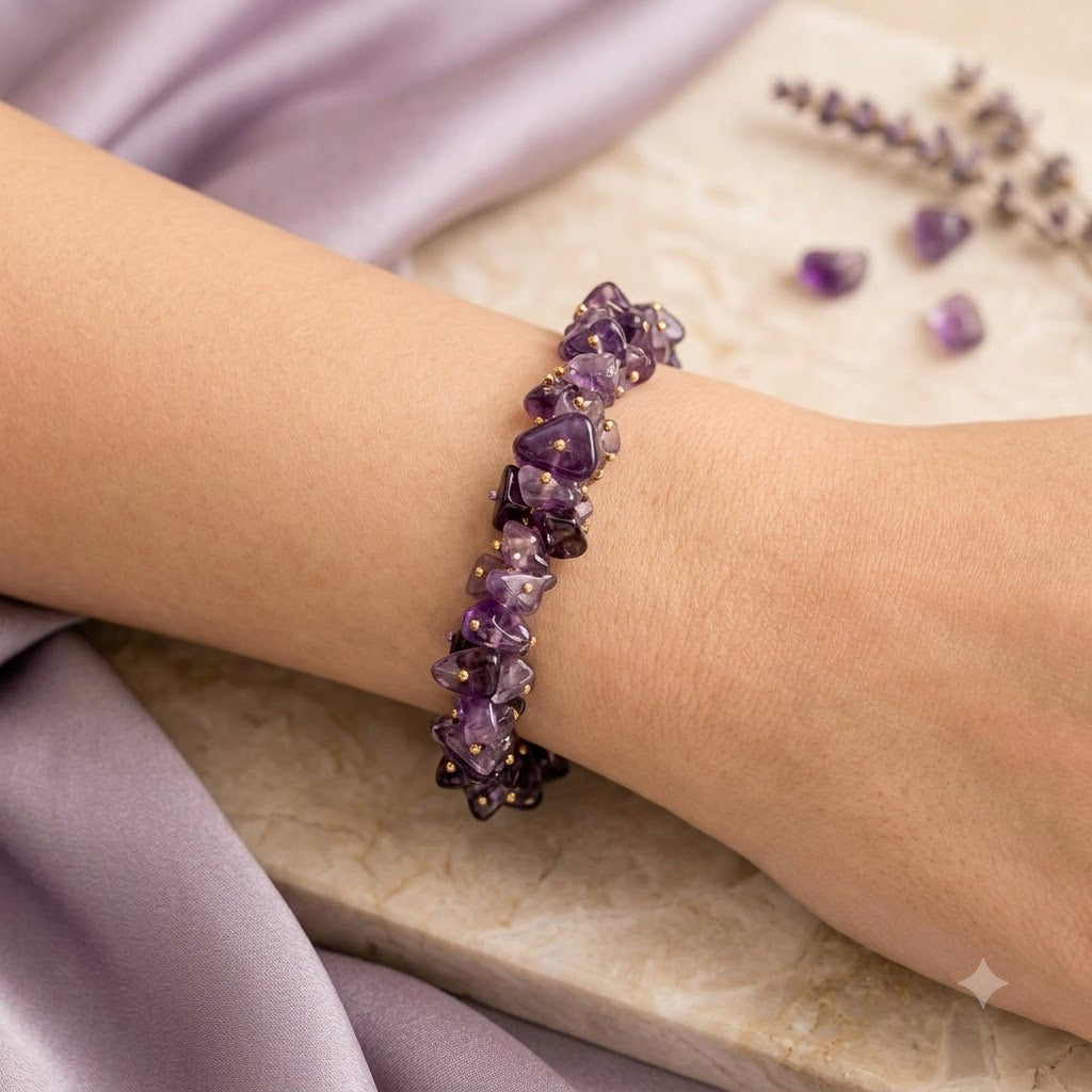 Amethyst bracelet (Chips)
