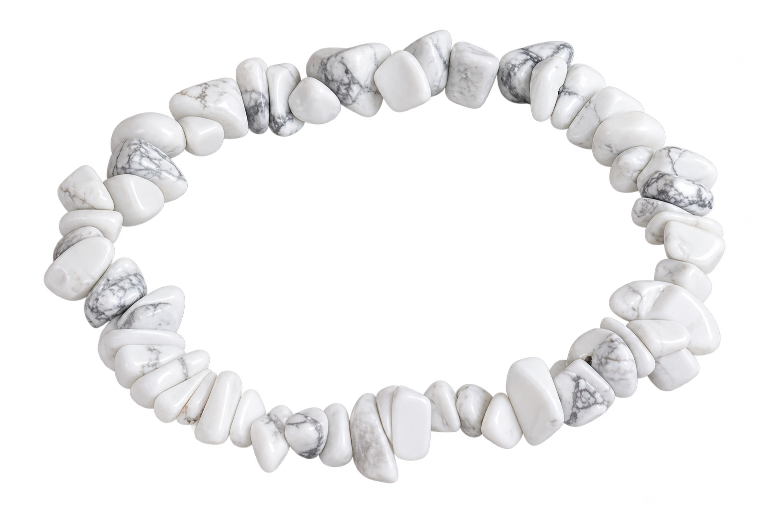 Howlite Bracelet (Chips)