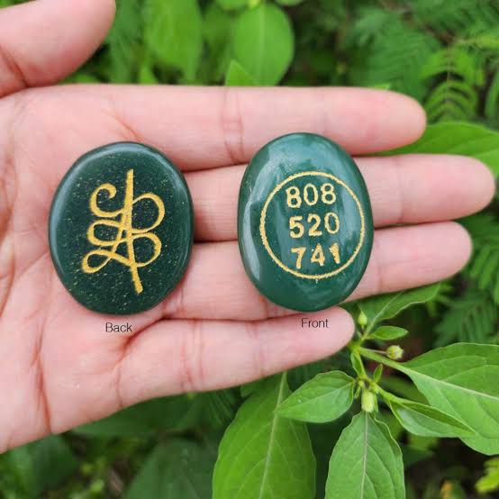 Green Jade Zibu Coin