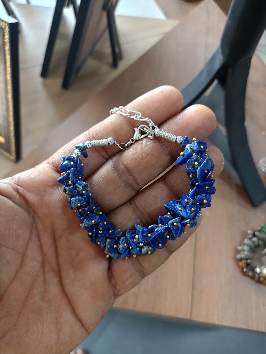 Lapis Lazuli Bracelet (Chips)