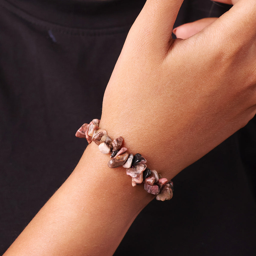 Rhodonite Bracelet (Chips)