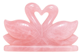 Rose Quartz Duck Pair