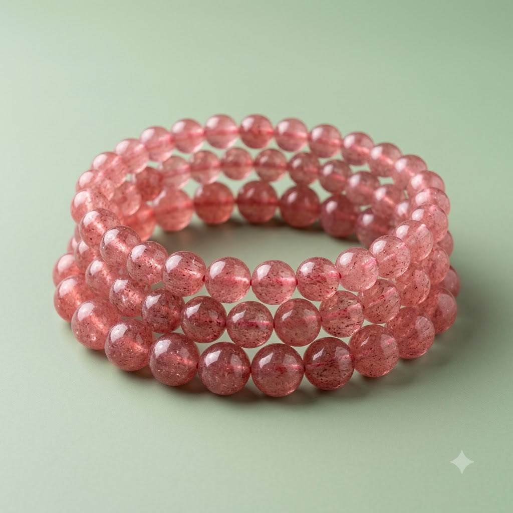Strawberry Quartz Bracelet