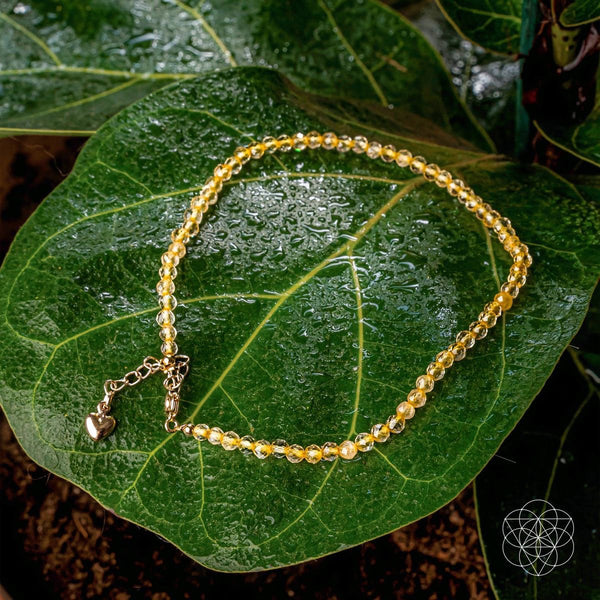 Citrine Anklet