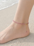 Rose Quartz Anklet
