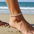 Clear Quartz Anklet