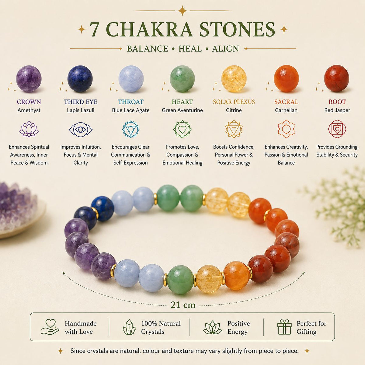 7 Chakra Healing Bracelet